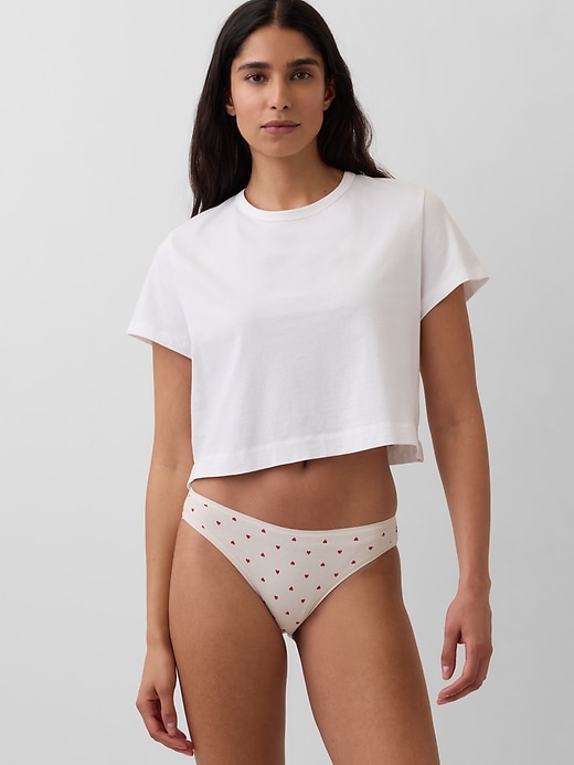 Image number 2 showing, Organic Stretch Cotton Bikini (3-Pack)