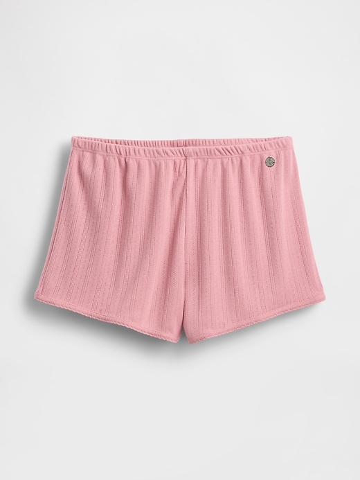 Image number 7 showing, Gap × Summer Fridays Pointelle PJ Shorts